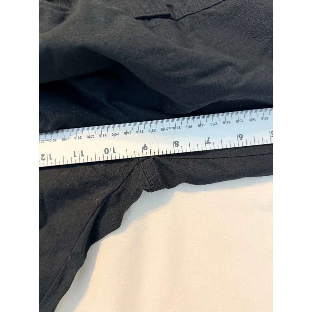 The Childrens Place Boys Cargo Shorts Washed Black Husky Size 18 NWT